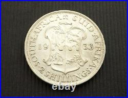 South Africa 1933 2 Shillings George V Extra Grade Silver VF/EF C8538