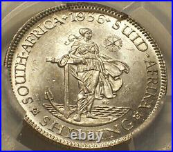 South Africa, 1936 George V Shilling. PCGS MS 63. 693,000 Mintage