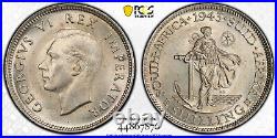 South Africa, 1943 George VI Shilling. PCGS MS 64. 4,187,999 Mintage