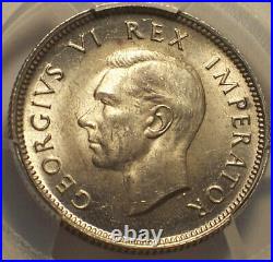 South Africa, 1943 George VI Shilling. PCGS MS 64. 4,187,999 Mintage