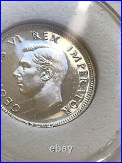 South Africa 1944 Proof Shilling, Mintage 150 Pieces RRR
