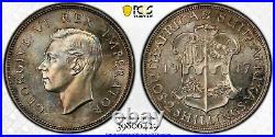 South Africa 1947 George VII Two Shillings PCGS PR 66, 2 Shillings. 2,600 Minted
