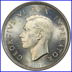 South Africa, 1947 George VI 2 Shillings. PCGS PR 65. 2,600 Mintage