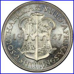 South Africa, 1947 George VI 2 Shillings. PCGS PR 65. 2,600 Mintage
