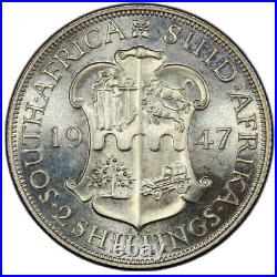 South Africa, 1947 George VI 2 Shillings. PCGS PR 65. 2,600 Mintage