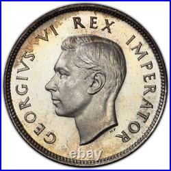 South Africa, 1947 George VI 2 Shillings. PCGS PR 66. 2,600 Mintage