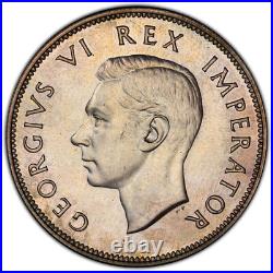 South Africa, 1947 George VI 2 and Half Shillings. PCGS PR 65. 2,600 Mintage