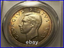 South Africa, 1948 George VI Five Shillings, 5 Shillings, PCGS PL 67