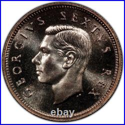 South Africa, 1948 George VI Shilling. PCGS PF 66. 1,120 Mintage