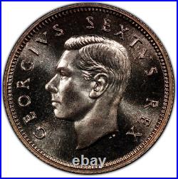 South Africa, 1948 George VI Shilling. PCGS PF 66. 1,120 Mintage