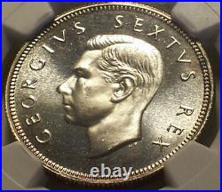 South Africa, 1948 George VI Two Shillings, NGC PR 67 2 Shillings. 1,120 Mintage