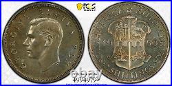 South Africa, 1950 George VI 2 Shillings. PCGS PR 66. 500 Proof Mintage