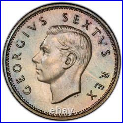 South Africa, 1950 George VI Shilling. PCGS PR 66. 500 Mintage