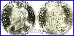 South Africa, 1952 George VI Shilling. PCGS PR 67. 1,550 Proof Mintage