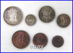 South Africa 1954 7 Coin Partial Proof Set Beautiful Toning