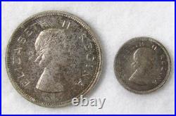 South Africa 1954 7 Coin Partial Proof Set Beautiful Toning