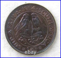 South Africa 1954 7 Coin Partial Proof Set Beautiful Toning