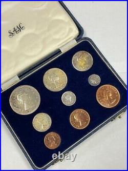 South Africa 1958 9 Coin Proof Set Original Box SA#21