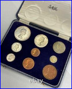 South Africa 1959 9 Coin Proof Set Original Box SA#22