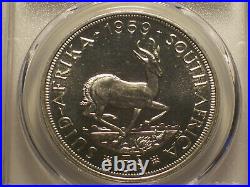 South Africa, 1959 Elizabeth II 5 Shillings. PCGS PR 66. 950 Mintage