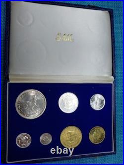South Africa 1964 Mint Set withcase Silver Coins 092326-9