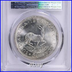 South Africa 1964 Silver 50 Cents KM-62 PCGS PL-67 TOP POP! 