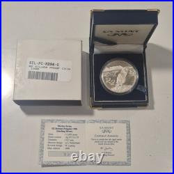 South Africa 1998 2 Rand Jackass Penguin Silver Proof Coin