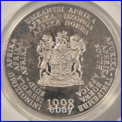 South Africa 1998 2 Rand Jackass Penguin Silver Proof Coin