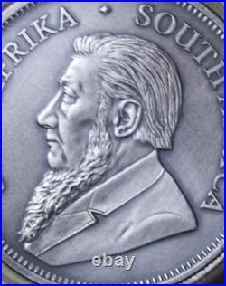 South Africa 1 Rand Krugerrand 2021 Silver 1 Oz #F5969 Magic Flame Only 250