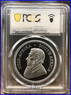 South Africa 1 oz Silver Krugerrand 2020 PCGS PR69 DCAM. Scarce Low Pop 27/3