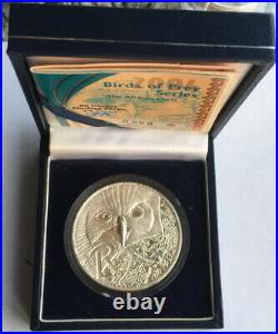 South Africa 2004 Africa Owl 2 Rand 1oz Silver Coin, Proof