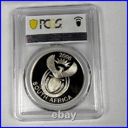 South Africa 2006 20 Cent Silver Black Backed Jackal Coin PCGS PR70DCAM
