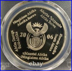 South Africa 2006 2 Rand / Secretary Birds / Km374 / PCGS PR69DCAM/ Outstanding