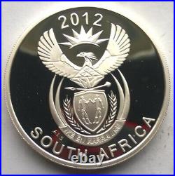 South Africa 2012 Owl 20 Cents 1oz Silver Coin, Proof