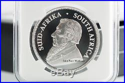 South Africa 2017 1 Rand Krugerrand 50th. Silver Proof NGC PF 70 ULTRA CAMEO