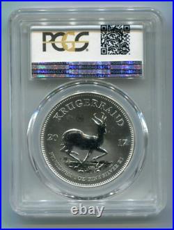 South Africa 2017 First Ever 50th Anniversary Silver Krugerrand PCGS Graded SP69