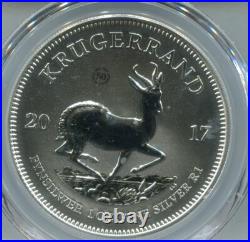South Africa 2017 First Ever 50th Anniversary Silver Krugerrand PCGS Graded SP69