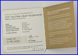 South Africa 2017 Krugerrand 50 Anniversary 1 Oz Silver Coin NGC SP70 First Day