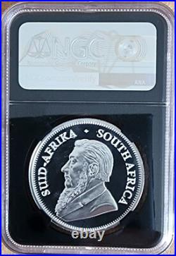 South Africa 2019 Silver Krugerrand Lion Privy NGC PF69UC FDOI Tumi Signed