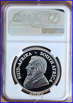 South Africa 2019 Silver Krugerrand Lion Privy NGC PF69 Ultra Cameo