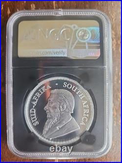 South Africa 2020 1oz Silver Krugerrand PF70UCAM NGC First 337 Tsehlo Signed