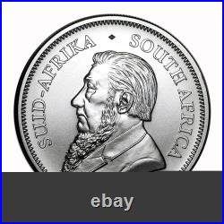 South Africa 2021 Krugerrand 1 Rand Coin 1oz. 999 Silver Brilliant