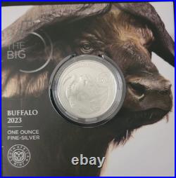 South Africa 2023 Cape Buffalo 1 oz Silver (. 999) 5 Rand, Limited Edition 20,000