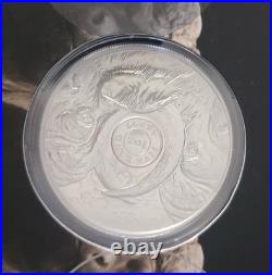 South Africa 2023 Cape Buffalo 1 oz Silver (. 999) 5 Rand, Limited Edition 20,000
