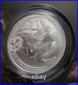 South Africa 2023 Cape Buffalo 1 oz Silver (. 999) 5 Rand, Limited Edition 20,000