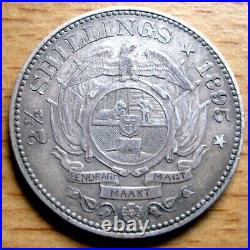 South Africa 2 1/2 Shillings 1895 Km# 7