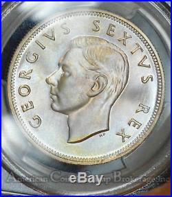 South Africa 2 1/2 Shillings 1952 PR68 PCGS silver KM#39.2 TIED FINEST KNOWN