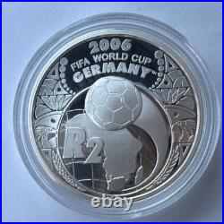 South Africa 2 Rand Silver Coin 2006 FIFA World Cup Germany Commemorative