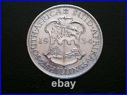 South Africa / 2 Shillings 1934 / Silver Coin