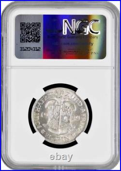 South Africa 2 shillings 1929, NGC AU58, George V (1923 1936) silver coin